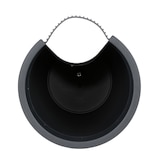 thumbnail of 9x Regenrinnentopf Ø 24cm Blumentopf für Fallrohr schwarz Pflanzenkorb Schwarz 24