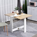 thumbnail of Mesa de Comedor Plegable con 2 Alas Abatibles Moderno para Cocina 103x76x73,5cm