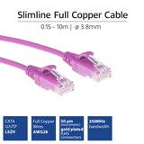 thumbnail of ACT DC9451 LSZH U/UTP CAT6 Datacenter Slimline Patchkabel Snagless | RJ45 connectoren | Roze | 1,5 meter