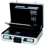 thumbnail of Alu-Aktenkoffer silber-carbon Packung mit 4 Stück