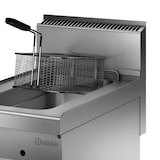 thumbnail of Friteuse | SERIE 650 | Gas | 8L | 120°C/180°C | 7kW | Piëzo Ontsteking | Aftapkraan | 400x650x295(h)mm