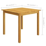 thumbnail of Helloshop26 - Conjunto de comedor de jardín exterior de 5 piezas muebles grises 02_0013786