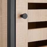 thumbnail of tectake Armoire d’appoint CORK Meuble de rangement Style Vintage 40,5x40,5x60,5cm - Bois clair industriel, Chêne Sonoma - 404222