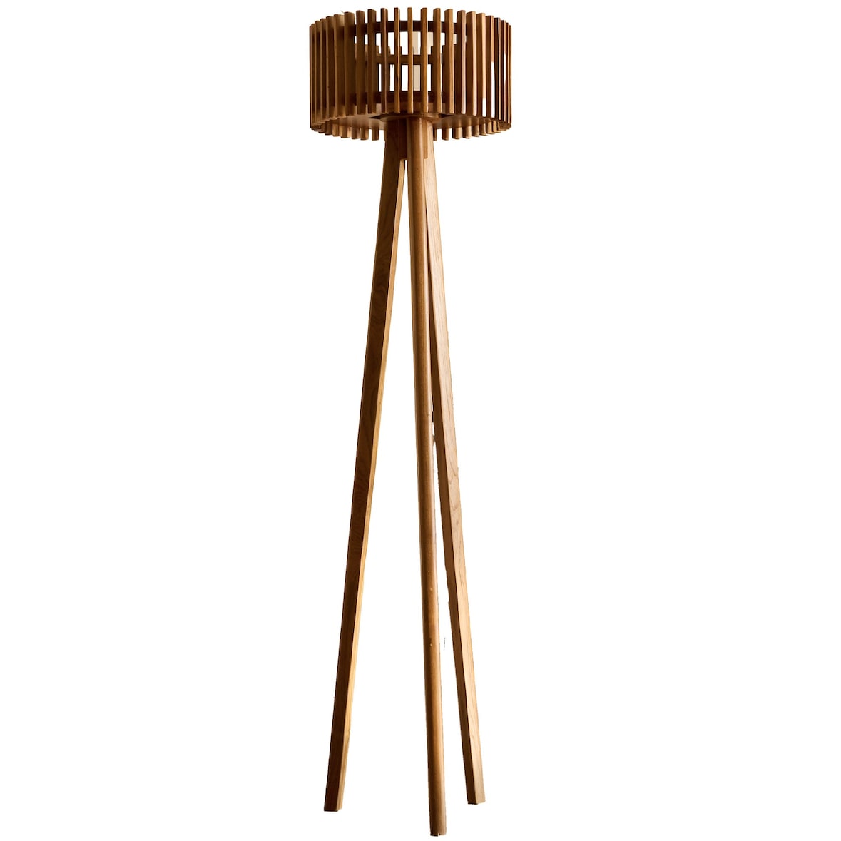 Lumisky Lampadaire solaire EDEN TALL en bois teck H158cm Bois Bois