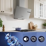 thumbnail of CIARRA Kopffreihaube, Schräge Dunstabzugshaube, A+ Max. 580m³/h 60cm 3 Stufen, Umluft & Abluft VM6765AS