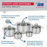 thumbnail of Juego de 2 sartenes (28 y 32 cm) y 5 cacerolas (12, 14, 16, 20 y 24 cm) Elo Profi Brilliant