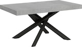 thumbnail of Ausziehbarer Tisch 90x160/420 cm Volantis Cemento Anthrazit Gestell