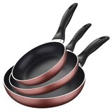 thumbnail of BERGNER - Set di 3 Padelle 16/20/24 cm Induzione in Alluminio Pressato Paradise con Set di 3 coltelli con supporto da parete in acciaio inossidabile