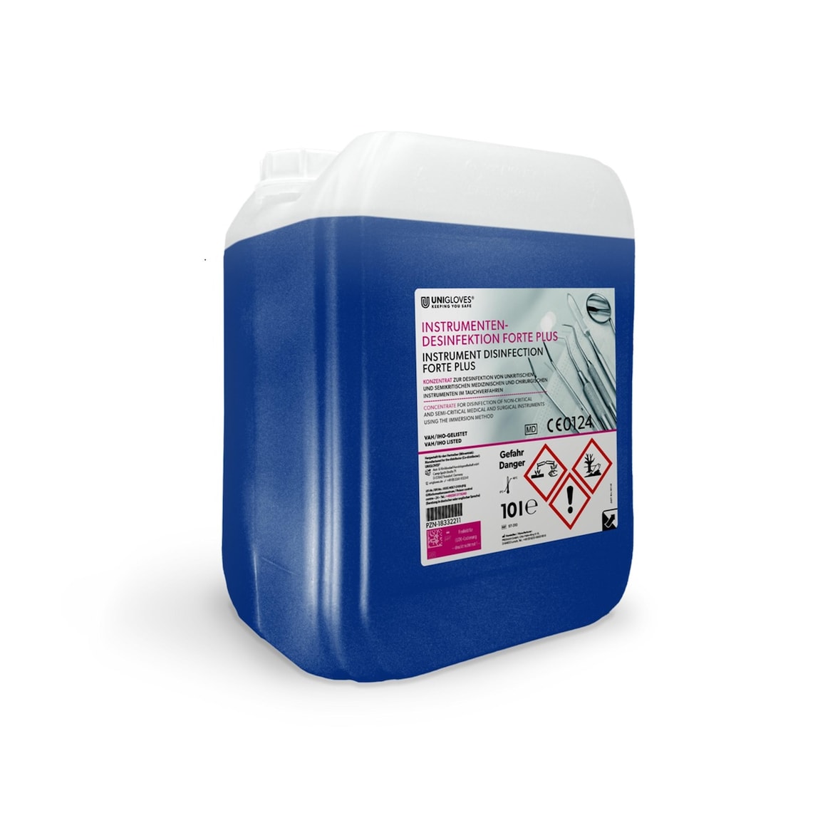 Unigloves Instrumentendesinfektion Forte PLUS - Konzentrat - 10 Liter Kanister