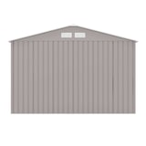 thumbnail of HATTORO S200 XXL Metall Gerätehaus Geräteschuppen Garten Haus Schuppen Gartenhaus Laube Hellgrau