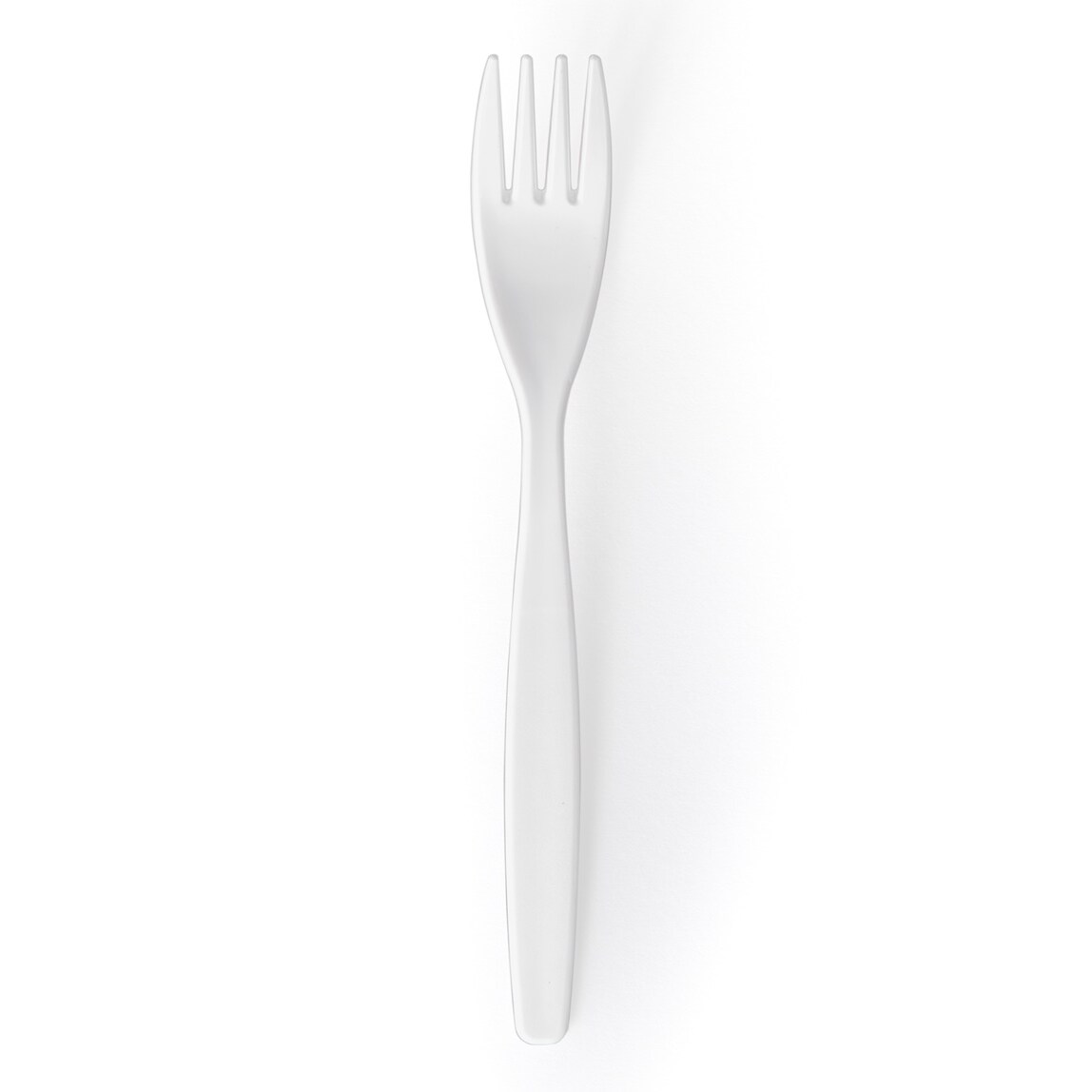 AKU® Gabel aus SAN, Kunststoff, Mehrweg, weiß