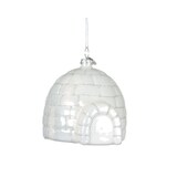thumbnail of Christbaumschmuck Glas 7,7cm Iglu Figur zum Aufhängen - Weihnachtsbaum Anhänger Weihnachten Weihnachtsbaumschmuck mundgeblasen Schnee Hütte Haus Weiß