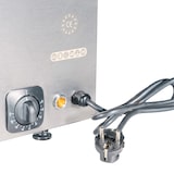 thumbnail of Romux® Baño María Eléctrico 2 Cubas GN 1/2 Sobremesa con Grifo de Vaciado y Regulador de Temperatura 30-110°C | Profesional Hostelería - 2000 W