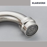 thumbnail of JULIAN | Vintage 3-Loch Badarmatur Silber gebürstet | Premium Retro Edelstahl Wasserhahn Waschbecken | Antike 2-Griff Mischbatterie Hotel Gastronomie