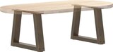 thumbnail of Helloshop26 - Set mit 2 verstellbaren V-förmigen Couchtischbeinen 40 x 31 cm modernes Design Stahl natur 02_0056823