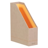 thumbnail of Rhodiarama Stehsammler aus Kunstleder, 10x25x31cm - Beige 318835C