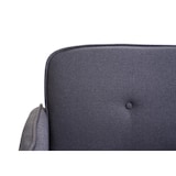 thumbnail of Schlafsofa HWC-J18, Couch Klappsofa Gästebett Bettsofa, Schlaffunktion Stoff/Textil 185cm ~ anthrazit-grau