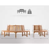 thumbnail of Banc d'arbre Leming 250 cm