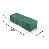 thumbnail of Nass Steckschaum Ziegel 45x11x8cm Holzplatte Klebepads Gitter selbstklebend Frischblumen Steckmasse Steckschwamm Blumensteckschaum Floristikbedarf