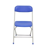 thumbnail of Viveros Pack de 5 cadeiras de conferência dobráveis Assento e encosto em polipropileno cor azul
