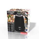 thumbnail of Adler AD1295B Hervidor Agua Eléctrico, Capacidad 1,7L, sin BPA, Control Temperatura, Acero Inox, Inalámbrico, Negro, 2200W