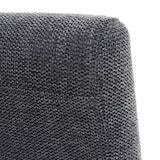 thumbnail of Juego de 4 sillas de comedor Silla de cocina Littau ~ textil, gris antracita, patas oscuras