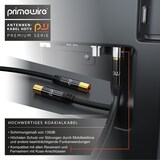 thumbnail of Primewire HDTV Antennenkabel mit 4-fach Schirmung IEC-Stecker zu RF-Buchse / 75 Ohm / 135dB - 15 m