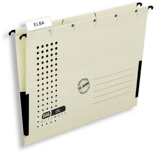 ELBA Hängetaschen Chic Ultimate DIN A4 Chamois Karton 5 Stück