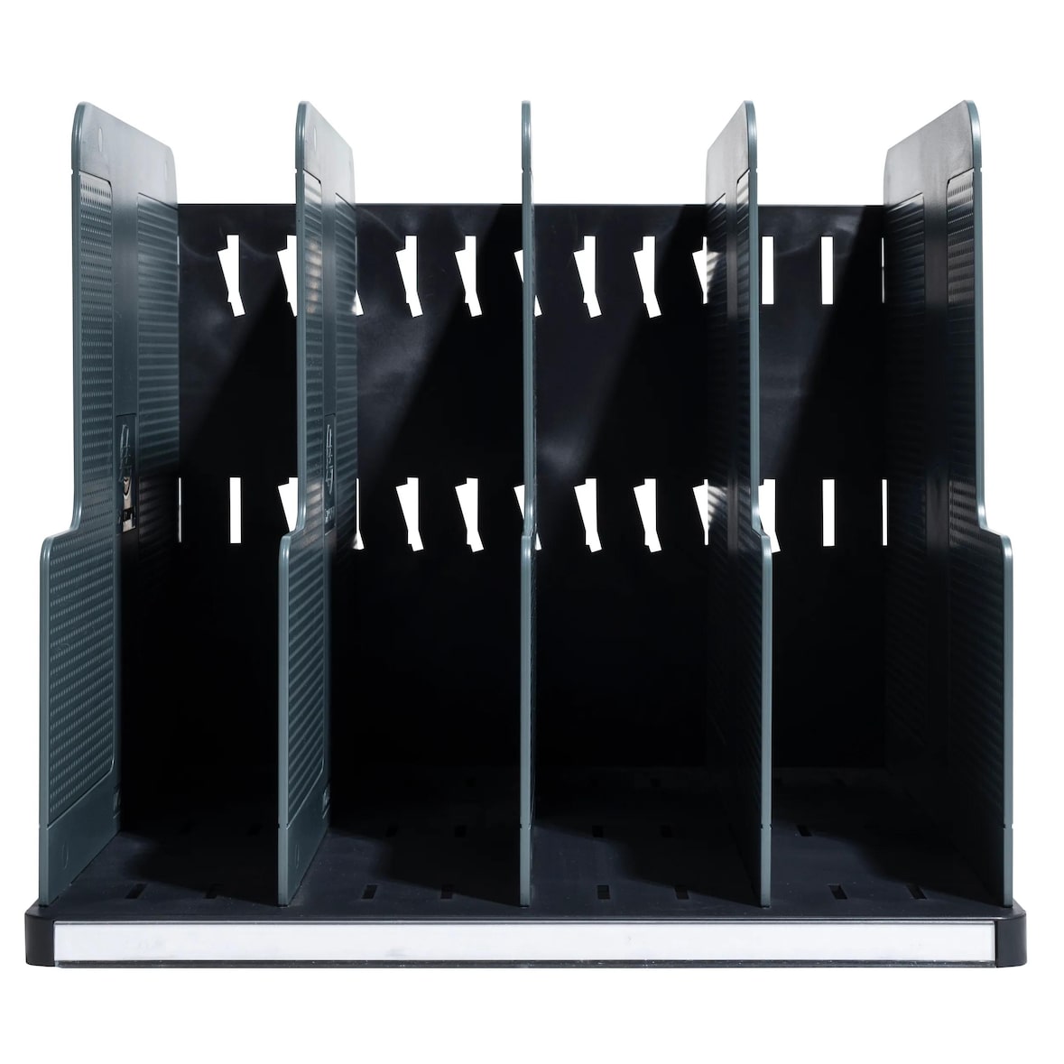 Exacompta 390740D MODULOTOP vertikaler Sorter mit 5 Trennplatten, Office - Lichtgrau