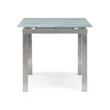 thumbnail of Mesa de comedor de cristal templado extra grueso 140x85x75cm extensible con mecanismo automatizado