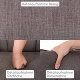 thumbnail of Fernsehsessel mit Aufstehhilfe, Relaxsessel mit Liegefunktion, mit 2 Motoren, 120 kg belastbar, Mikrofaser, Seidengrau, Raburg Marie