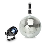 thumbnail of Pack lumière Projecteur à LED + Boule à facettes 20cm spécial débutant