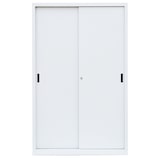 thumbnail of Lüllmann® Schiebetürenschrank, 5 OH, 1950 x 1200 x 450 mm, signalweiß