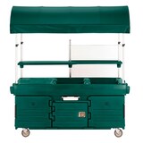 thumbnail of Chariot Camkiosk avec 4 cuves pour bacs GN et auvent - 216 x 85 x 239 cm - Cambro