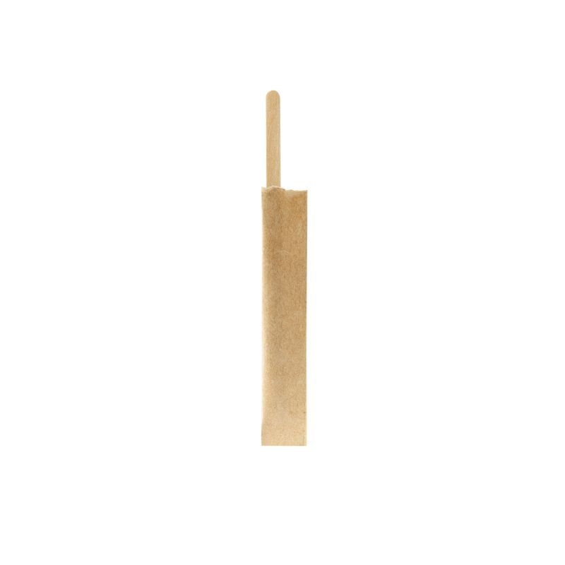 5000x DUNI Holzrührstäbchen, einzeln verpackt 11 cm Natürlich