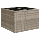 thumbnail of vidaXL 9-tlg. Garten-Sofagarnitur mit Kissen Hellgrau Poly Rattan