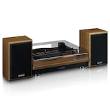 thumbnail of Lenco LS-100WD Plattenspieler Audio-Plattenspieler mit Riemenantrieb Schwarz, Eiche