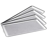 thumbnail of Lote de 4 Bandeja Perforada para Horno de Pastelería, Aluminio, 60x40 cm, para Panadería y Repostería