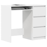 thumbnail of Bureau Blanc 90x45x76 cm Bois d’ingénierie Modèle Nova Ligne