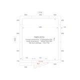 thumbnail of Tiefkühlzelle - 7,9 m³- 2,1 x 2,4 - Höhe 2,2 m - PREMIUM