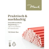 thumbnail of Trinkhalme in rot aus Papier,  Ø 8 mm / 23 cm, 3600 Stück verpackt im Folienbeutel - Mank