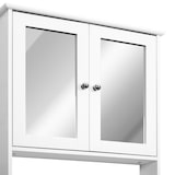thumbnail of Armario de Baño con Espejo de Pared con 2 Puertas Blanco 56x13x58cm
