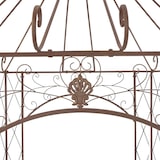 thumbnail of Pavillon de jardin Marron antique 400x258x378 cm Fer Modèle Atlas Line Plus
