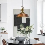 thumbnail of Bamyum Pendelleuchte "Asletl" Hängelampe, E27, Ø41cm, Kupfer Lampe