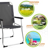 thumbnail of Silla plegable de aluminio fija Aktive Camping