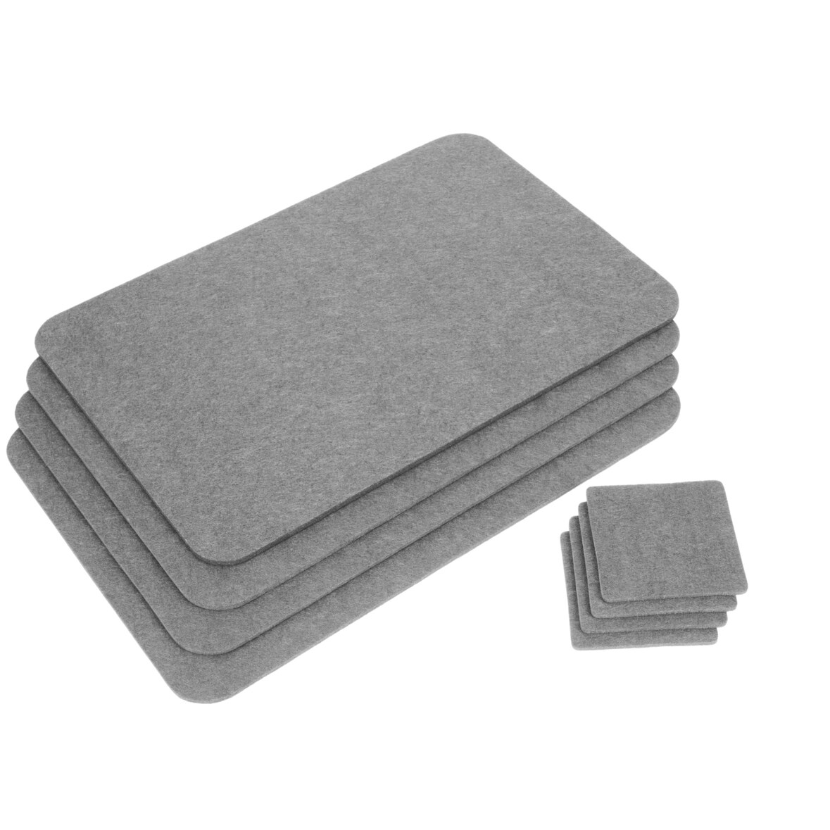 GRÄWE Platzmatten-Set, 4 Stück grau