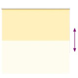 thumbnail of vidaXL Verdunkelungsrollo Gelb 165x175cm Stoffbreite 161,6cm Polyester