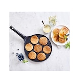 thumbnail of Poêle à blinis 26 cm pour 7 blinis -  Noir Rond Fonte D'aluminium Beka 47.00x26.00 cm
