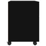 thumbnail of Rollcontainer MOSAB rollbar Schwarz 45x38x54 cm | Nachttisch mit Rollen Aktenschrank rollbar kleiner Schubladenschrank