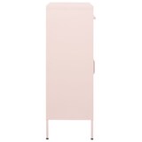thumbnail of Sideboard KEVI Metall Rosa 80x35x101,5 cm Stahl | Flurschrank Metallschrank Lagerschrank Beistellschrank Wohnzimmer